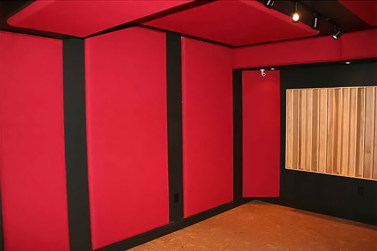 2" Red Panels w/ Black Reveals